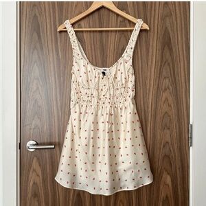 Zara Satin Floral Dress